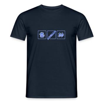 Naissance Adrian - T-shirt homme - marine - Devant - AI Model Male 178 light (178cm)