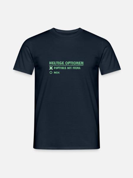fiona als Vorname - Männer T-Shirt - Navy