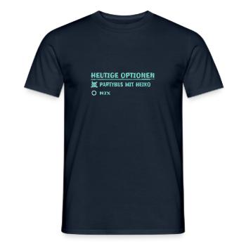 Geschenk für heiko - Männer T-Shirt - Navy - Vorne - AI Model Male 178 light (178cm)