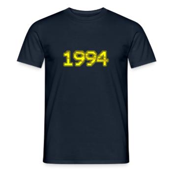 Nerd 1994 - Männer T-Shirt - Navy - Vorne - AI Model Male 178 light (178cm)