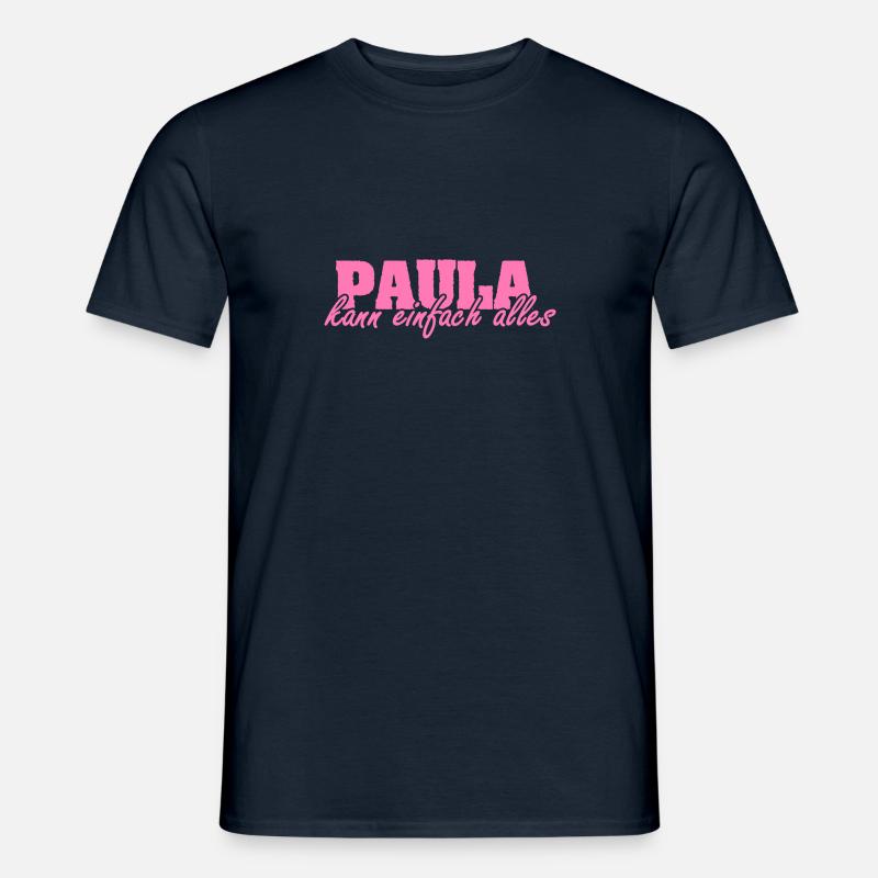 Spruch Paula - Männer T-Shirt - Navy