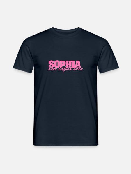 Cadeau pour Sophia - T-shirt homme - marine