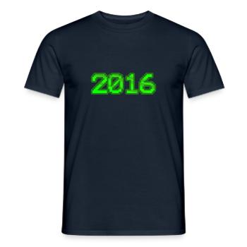 Computer 2016 - Männer T-Shirt - Navy - Vorne - AI Model Male 178 light (178cm)