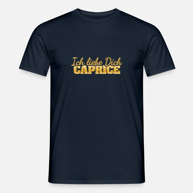 Caprice als Liebe - Männer T-Shirt - Navy