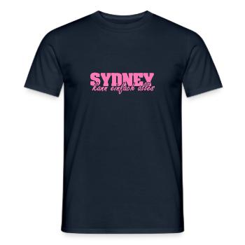Sydney - T-shirt homme - marine - Devant - AI Model Male 178 light (178cm)