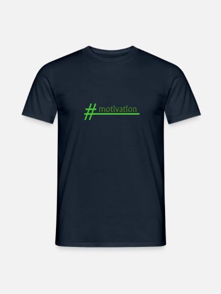 motivation - Männer T-Shirt - Navy