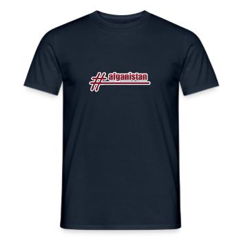 Afghanistan - T-shirt homme - marine - Devant - AI Model Male 178 light (178cm)