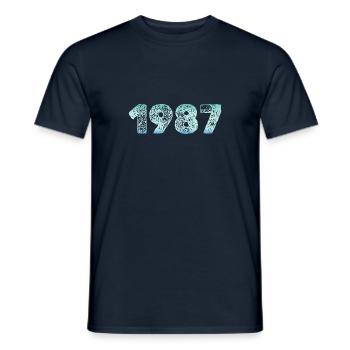 Ice 1987 - Männer T-Shirt - Navy - Vorne - AI Model Male 178 light (178cm)