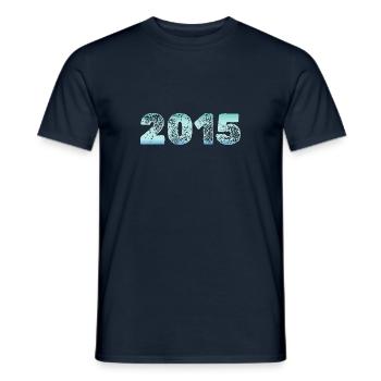 Ice 2015 - Männer T-Shirt - Navy - Vorne - AI Model Male 178 light (178cm)