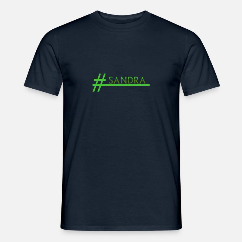 SANDRA Sandra - Männer T-Shirt - Navy