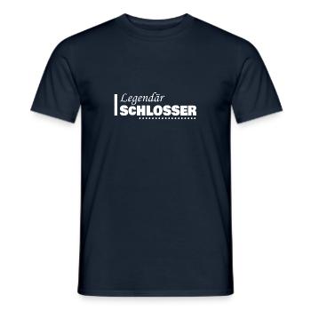 Beruf Schlosser - Männer T-Shirt - Navy - Vorne - AI Model Male 178 light (178cm)
