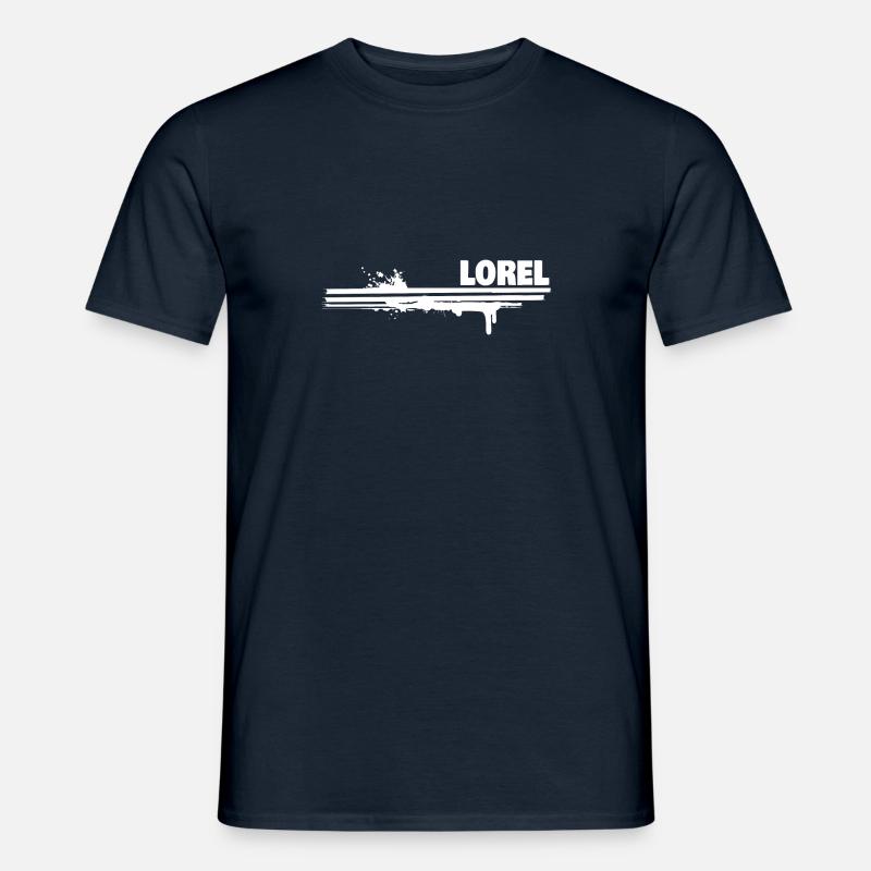 Farbklecks Lorel - Männer T-Shirt - Navy
