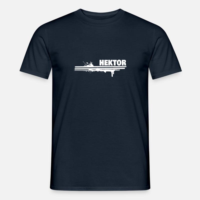 Farbklecks Hektor - Männer T-Shirt - Navy