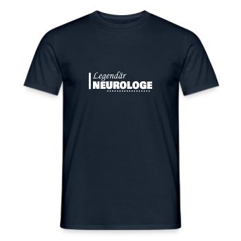 Beruf Neurologe - Männer T-Shirt - Navy - Vorne - AI Model Male 178 light (178cm)