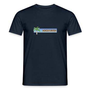 Vacances Cienfuegos - T-shirt homme - marine - Devant - AI Model Male 178 light (178cm)