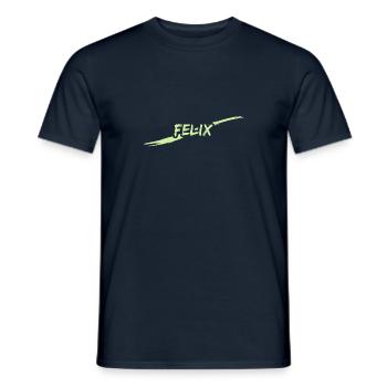 Felix als Felix - Männer T-Shirt - Navy - Vorne - AI Model Male 178 light (178cm)