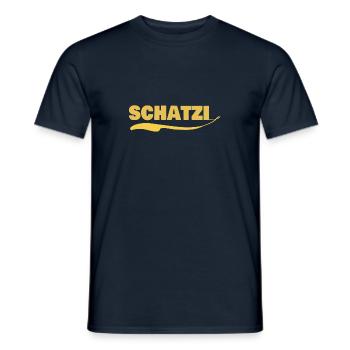 Cadeau pour chéri(e) - T-shirt homme - marine - Devant - AI Model Male 178 light (178cm)