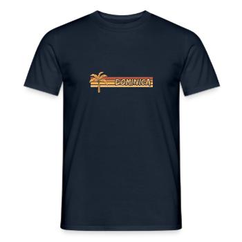 Gift for Dominica - Men's T-Shirt - navy - Front - AI Model Male 178 light (178cm)