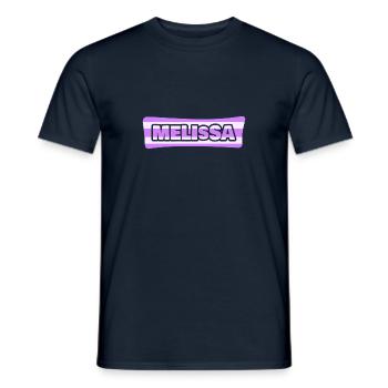 Bachelor Sex for Melissa Wedding Bachelorette - Men's T-Shirt - navy - Front - AI Model Male 178 light (178cm)