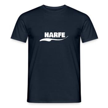 Harfe Harfe - Männer T-Shirt - Navy - Vorne - AI Model Male 178 light (178cm)