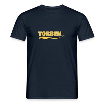 Geschenk für Torben - Männer T-Shirt - Navy - Vorne - AI Model Male 178 light (178cm)