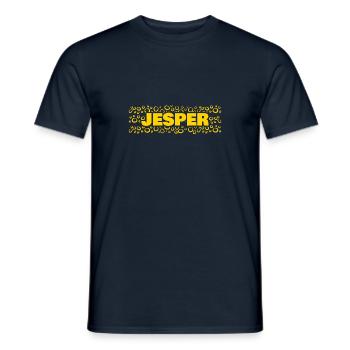 Geschenk für Jesper - Männer T-Shirt - Navy - Vorne - AI Model Male 178 light (178cm)