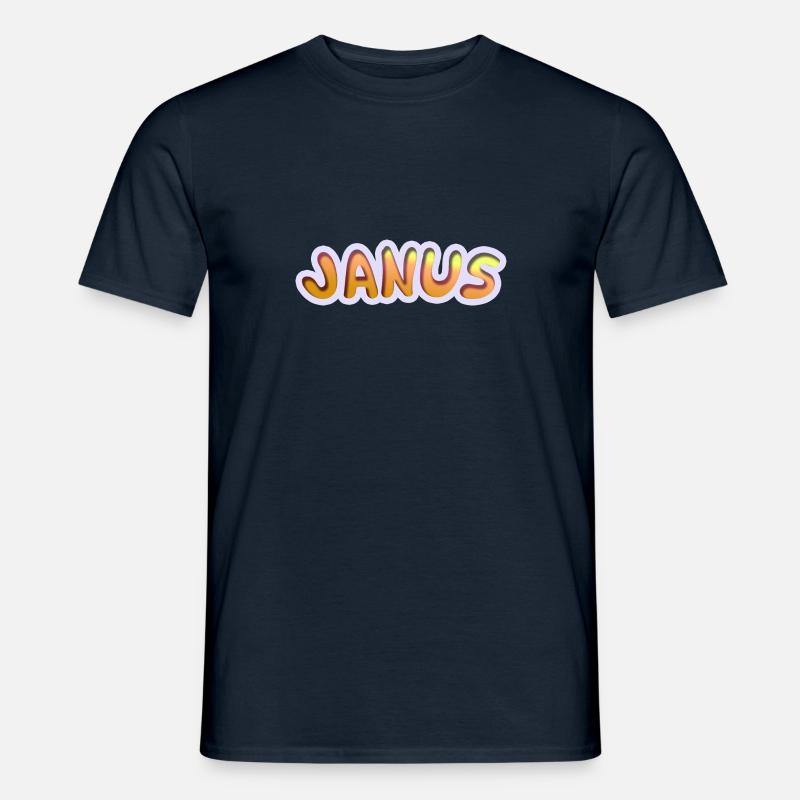 Janus - Männer T-Shirt - Navy