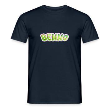 Cadeau pour Benno - T-shirt homme - marine - Devant - AI Model Male 178 light (178cm)