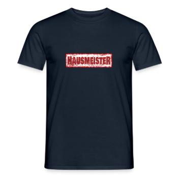 Hausmeister - Männer T-Shirt - Navy - Vorne - AI Model Male 178 light (178cm)
