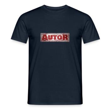 Von Beruf aus autor - Männer T-Shirt - Navy - Vorne - AI Model Male 178 light (178cm)