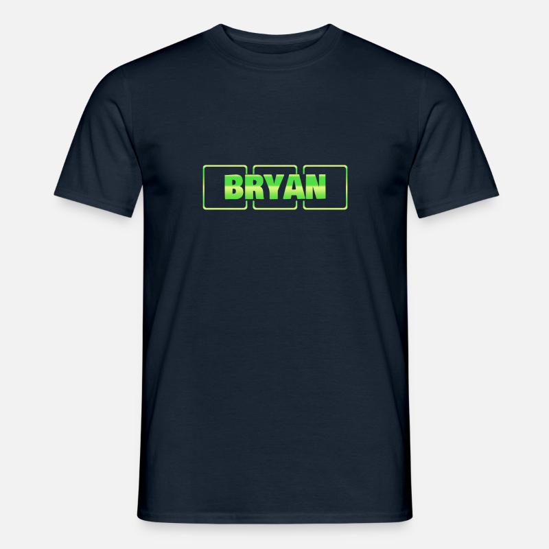 Taufgeschenk Bryan - Männer T-Shirt - Navy