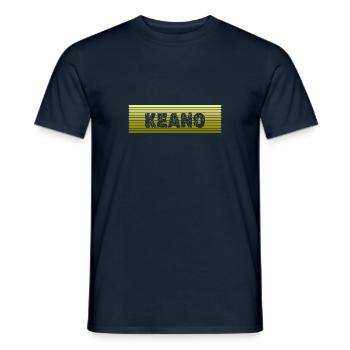 Prénom Keano - T-shirt homme - marine - Devant - AI Model Male 178 light (178cm)