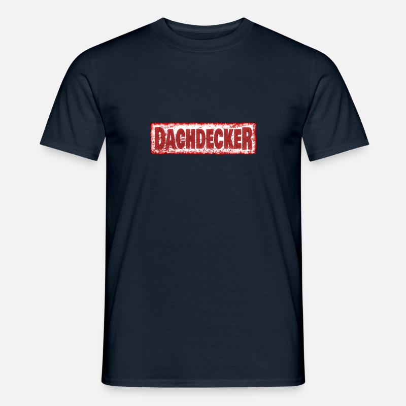 Job Dachdecker - Männer T-Shirt - Navy