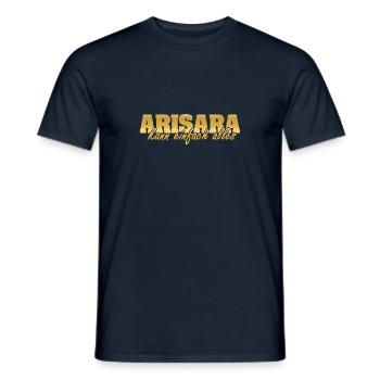 Frau Arisara - Männer T-Shirt - Navy - Vorne - AI Model Male 178 light (178cm)