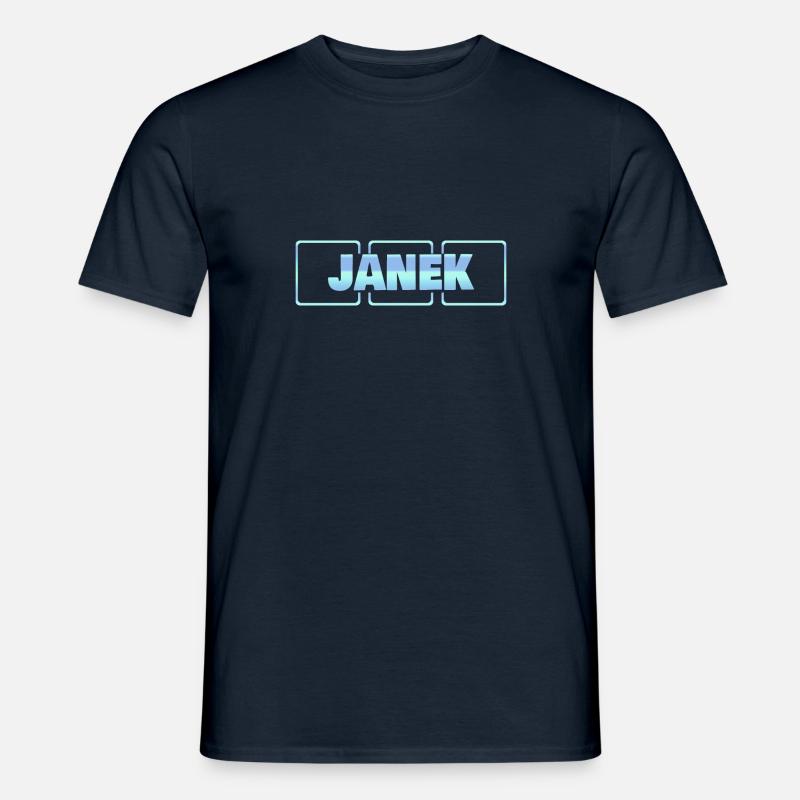Janek - Männer T-Shirt - Navy
