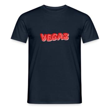 Urlaub Vegas - Männer T-Shirt - Navy - Vorne - AI Model Male 178 light (178cm)