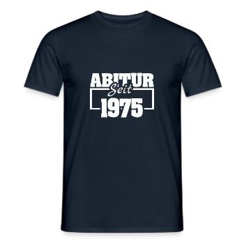 1975 - Men's T-Shirt - navy - Front - AI Model Male 178 light (178cm)