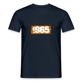 1965 - Men's T-Shirt - navy - Front - AI Model Male 178 light (178cm)