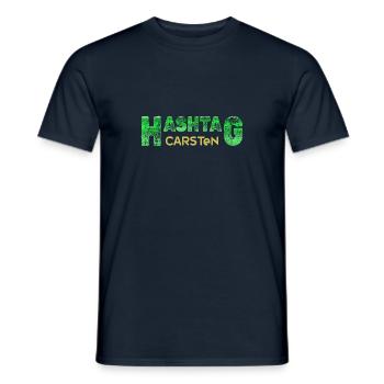 Hashtag für Carsten Carsten Vorname - Männer T-Shirt - Navy - Vorne - AI Model Male 178 light (178cm)