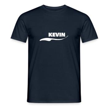 Gift for Kevin - Men's T-Shirt - navy - Front - AI Model Male 178 light (178cm)