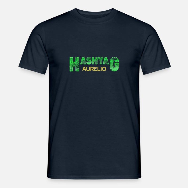 Aurelio - Männer T-Shirt - Navy
