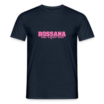 Geschenk für Rossana - Männer T-Shirt - Navy - Vorne - AI Model Male 178 light (178cm)