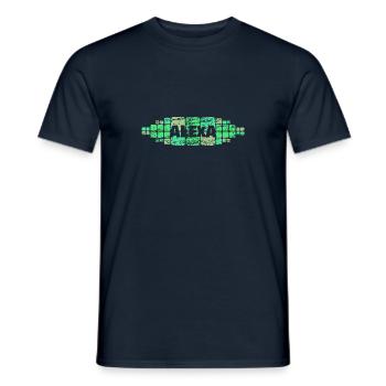 Geschenk für Alexa - Männer T-Shirt - Navy - Vorne - AI Model Male 178 light (178cm)