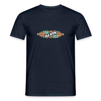 Geschenk für Alvin - Männer T-Shirt - Navy - Vorne - AI Model Male 178 light (178cm)