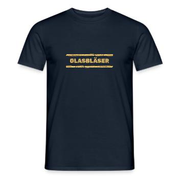 Profession Souffleur de verre - T-shirt homme - marine - Devant - AI Model Male 178 light (178cm)