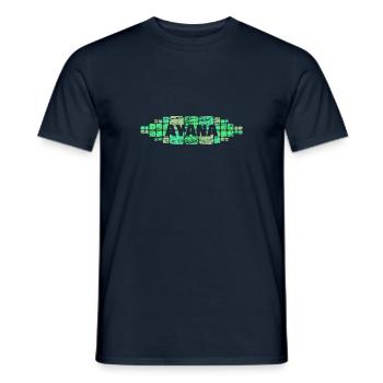 Ayana en tant que mère - T-shirt homme - marine - Devant - AI Model Male 178 light (178cm)