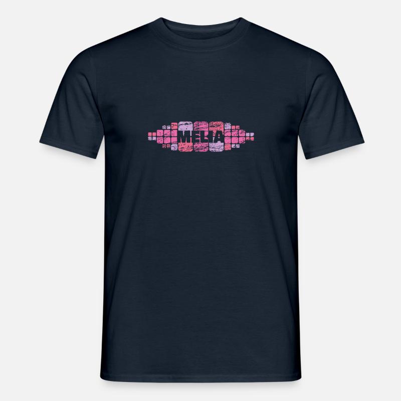 Mutti Melia - Männer T-Shirt - Navy