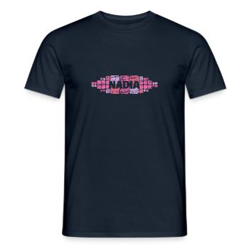 Geschenk für Nadia - Männer T-Shirt - Navy - Vorne - AI Model Male 178 light (178cm)