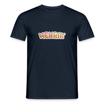 Henrik - Männer T-Shirt - Navy - Vorne - AI Model Male 178 light (178cm)