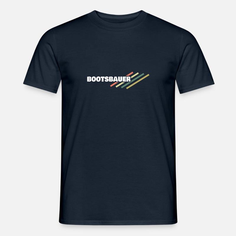 Workplace boat builder - Men’s T-shirt - navy